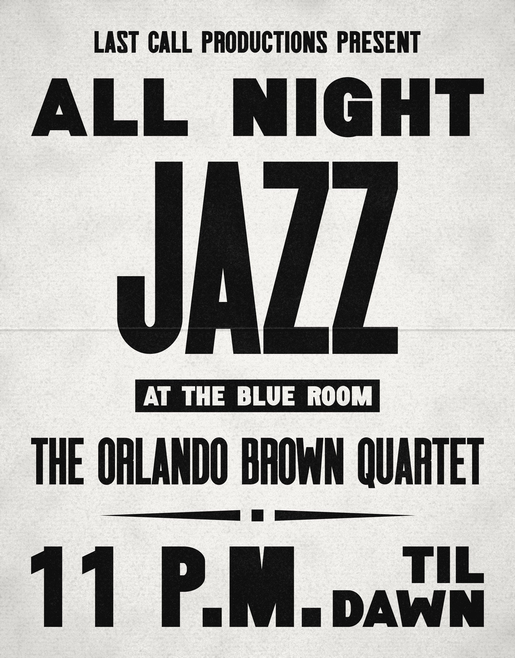 All Night Jazz poster