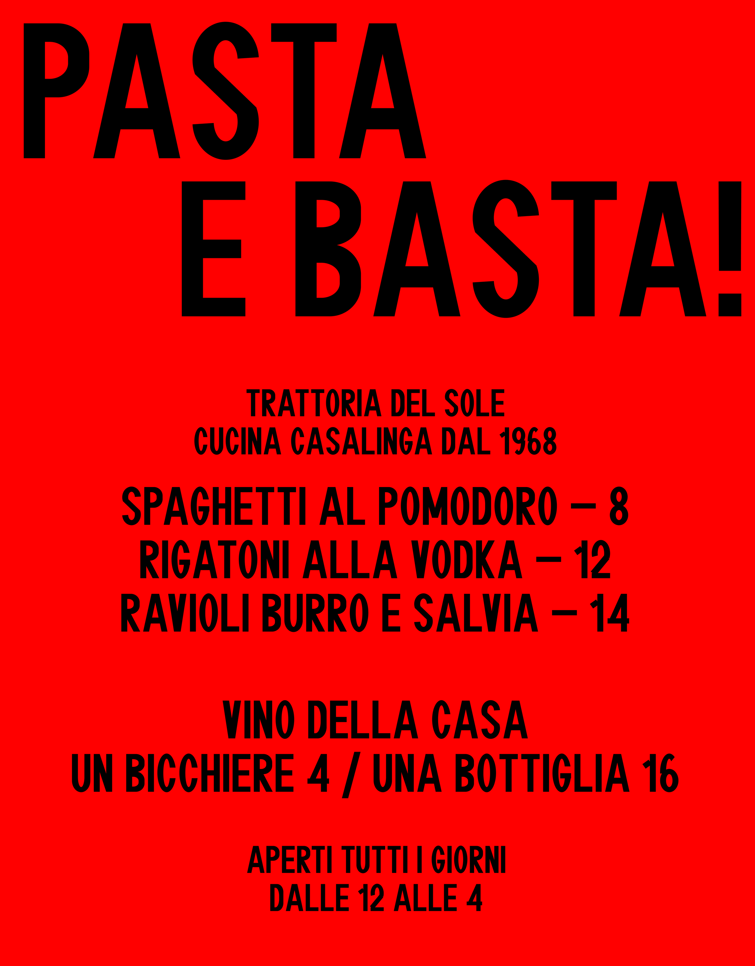 Pasta e Basta