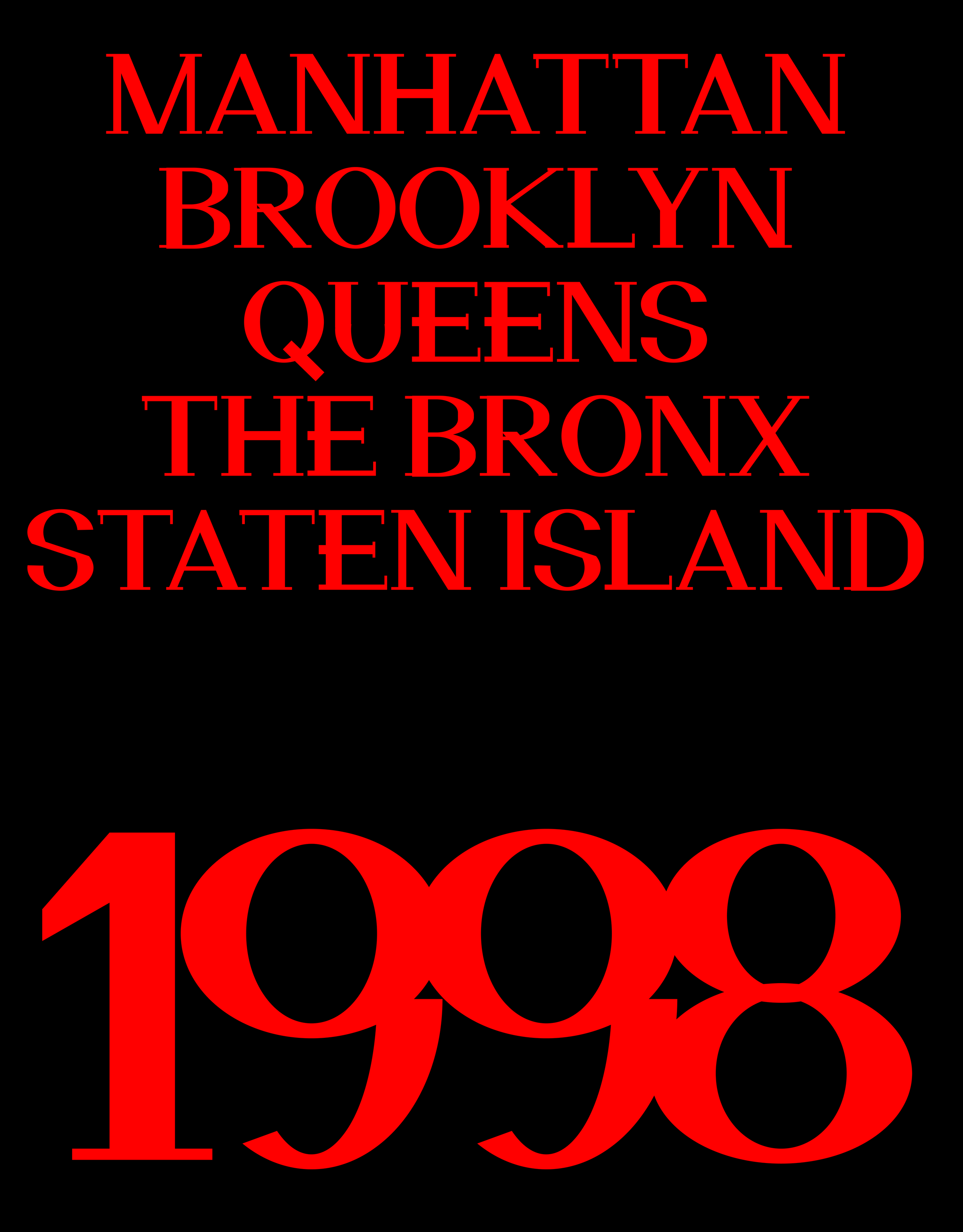 Five Boroughs, 1998