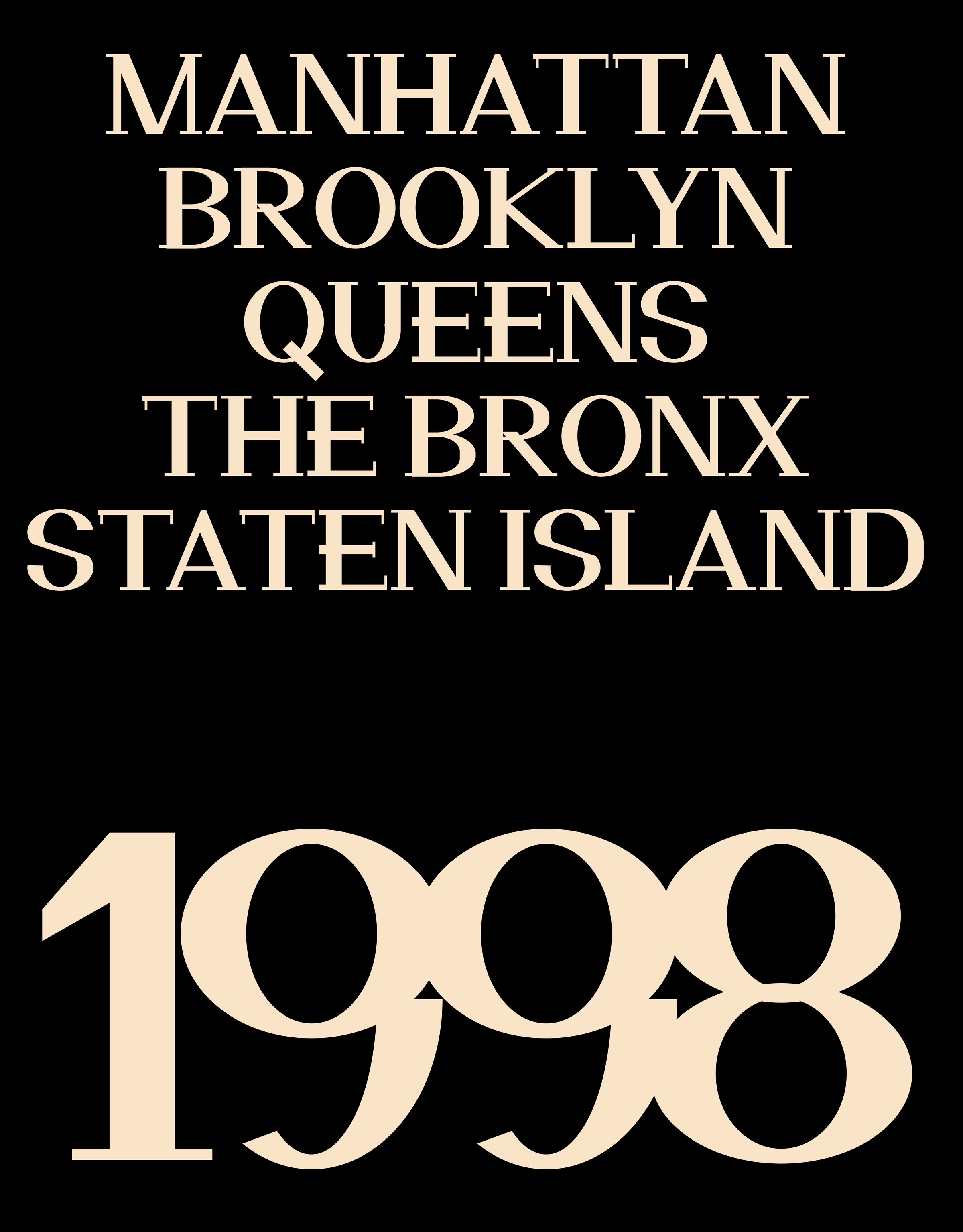 Five Boroughs, reversed