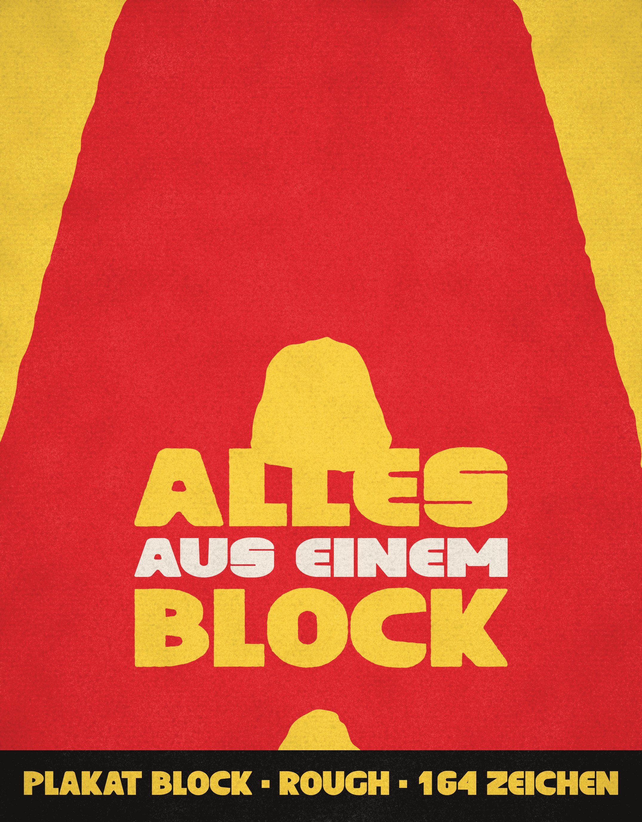 Large A poster