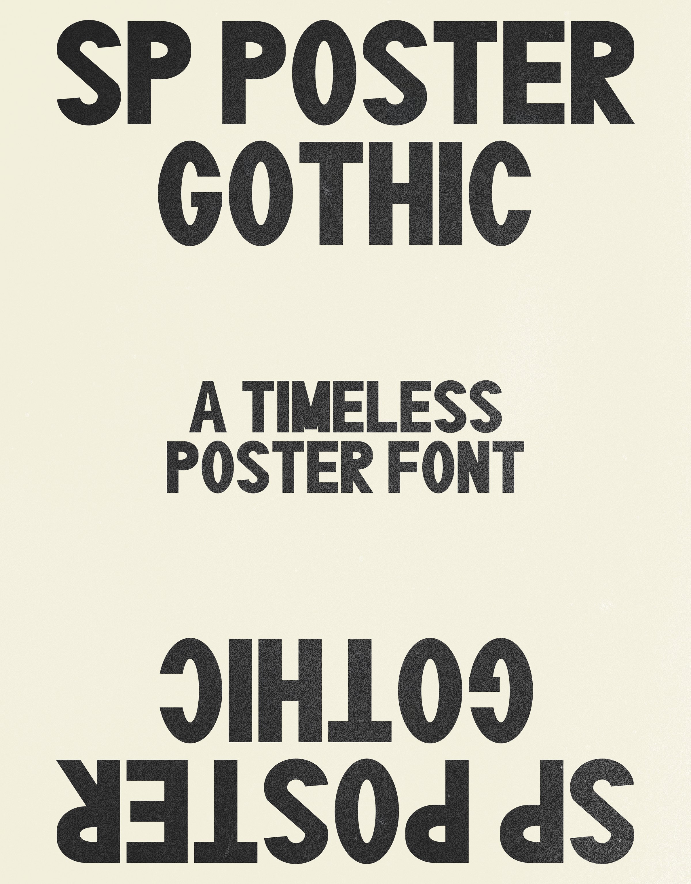 SP Poster Gothic title card