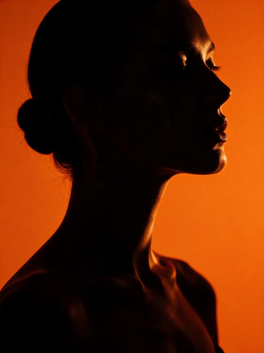 Amber Profile Silhouette