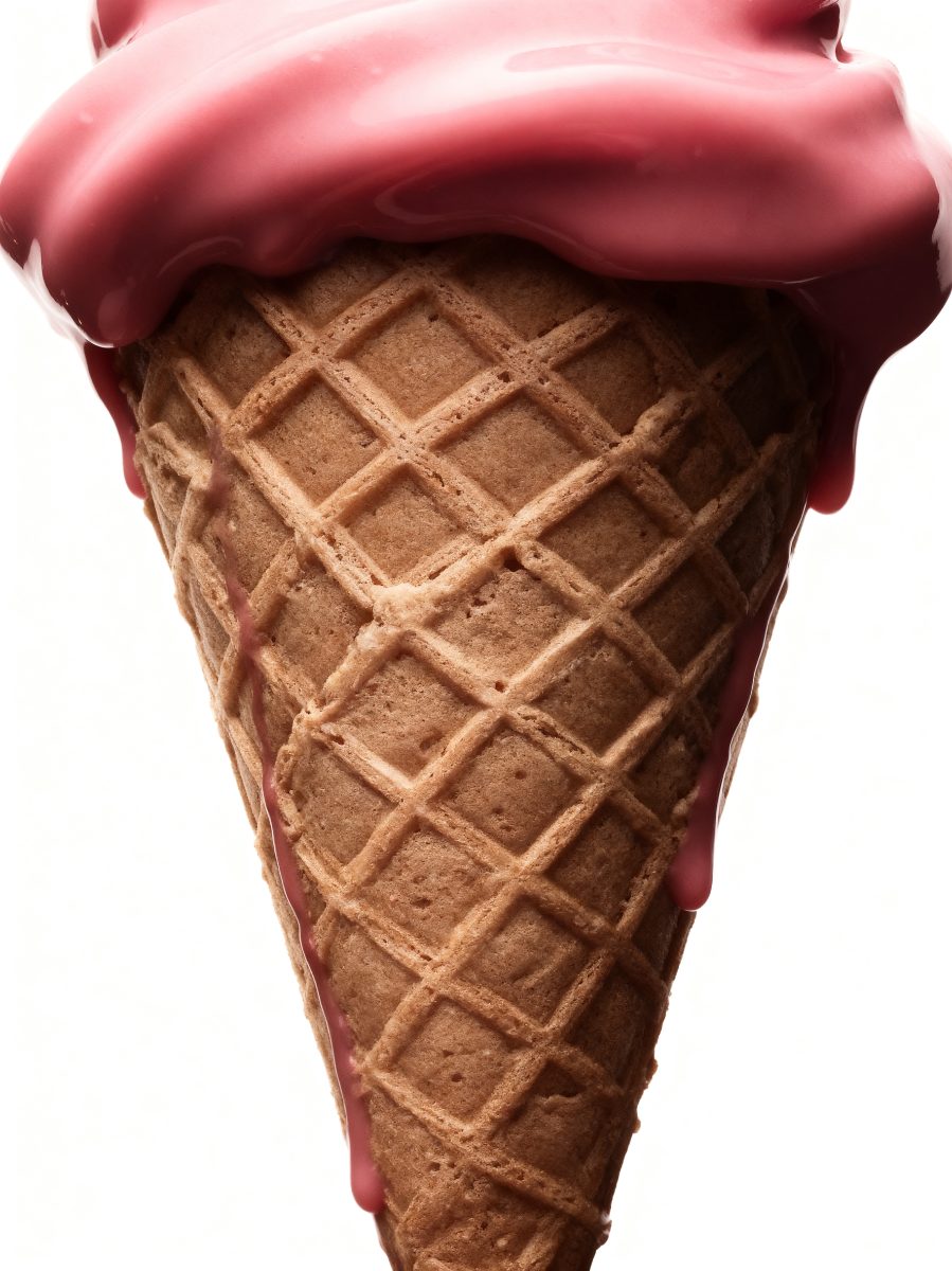 Melting Strawberry Cone