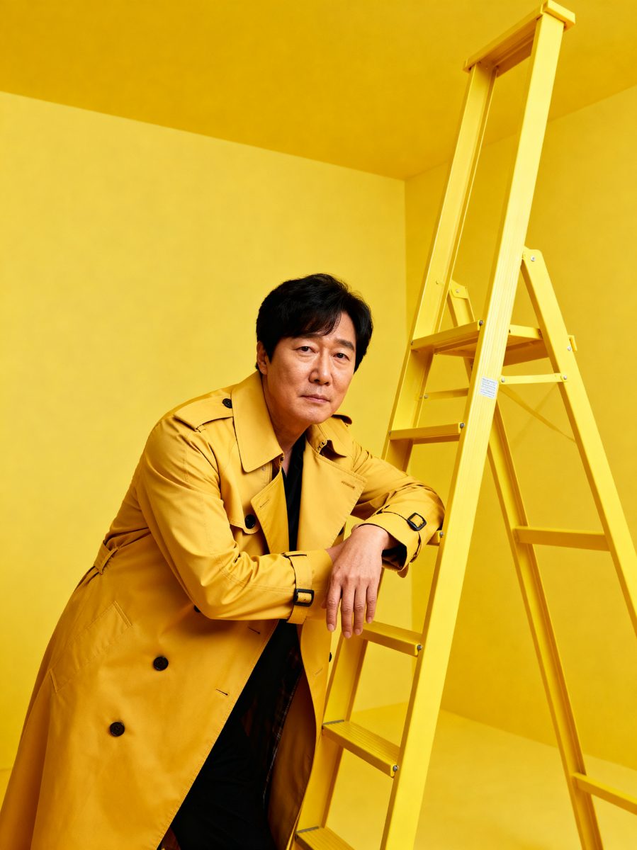 Yellow Ladder Portrait
